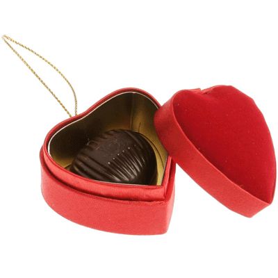 Samtiges Herz 1 Praline