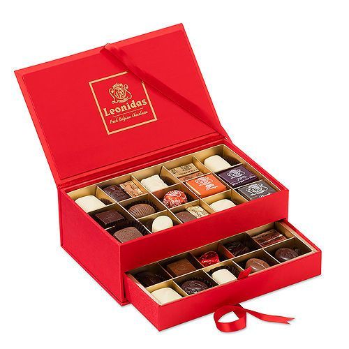 Leonidas Schmuckk?stchen gefuellt mit Pralinen