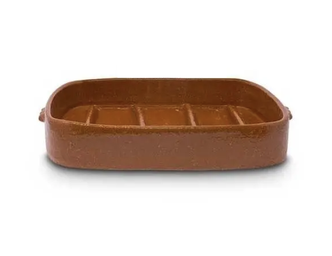 Pfanne mit Rippen