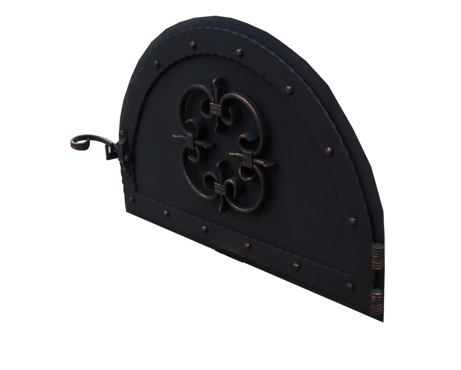 Stahlblechtür mit Rosette