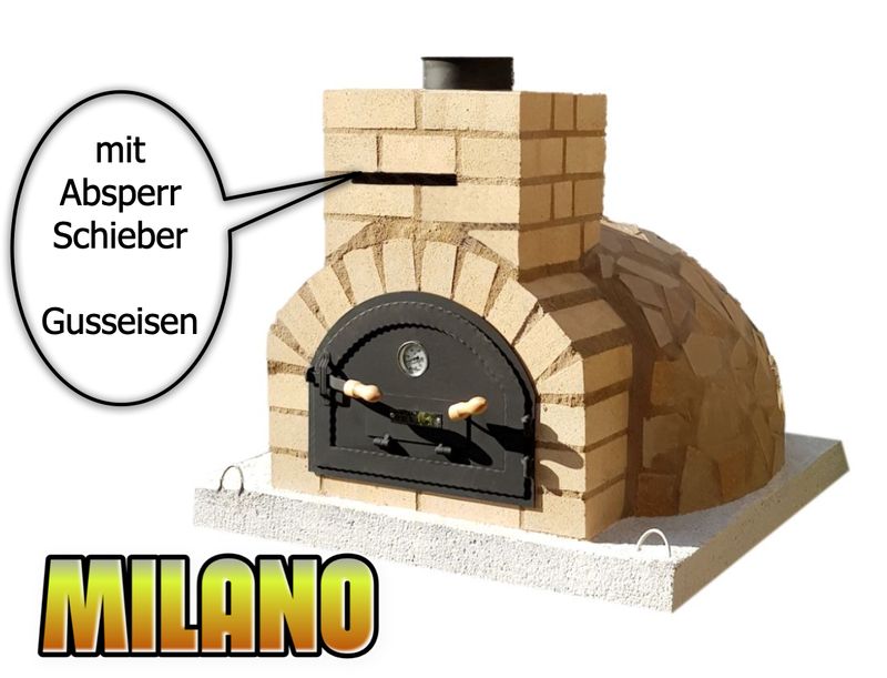Holzbackofen Milano - Sandstein