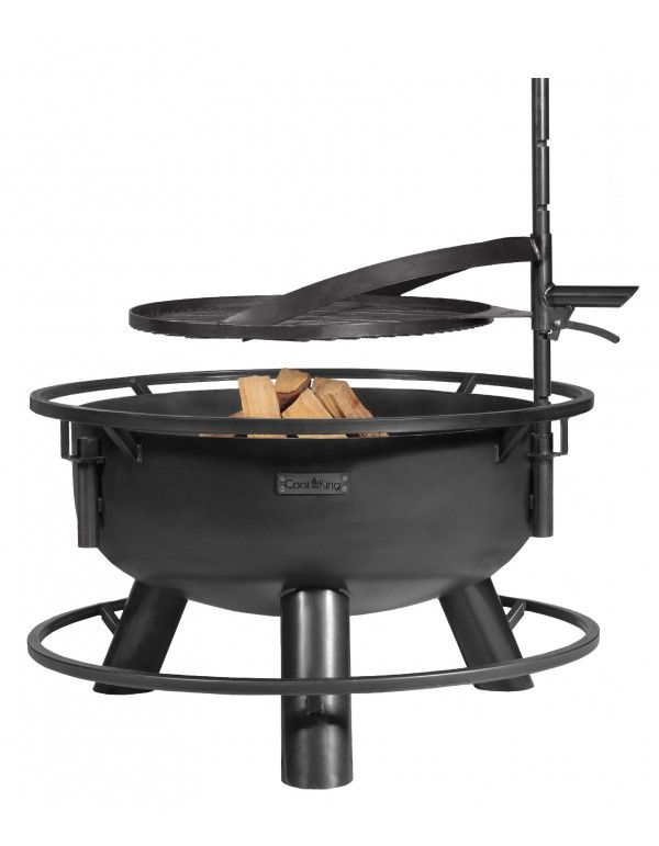 60 cm Multifunktionale Feuerschale „BANDITO“ mit Grillrost 50 cm