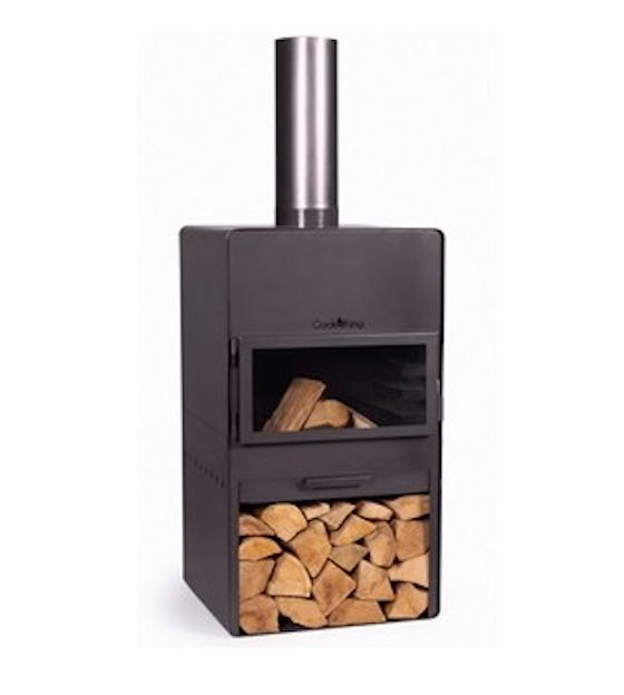 Gartenofen „VENTO“ mit gehärtetem Glas