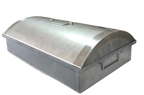 Pfanne mit Gitter + Deckel