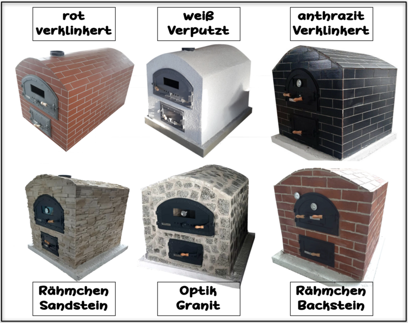 Holzbackofen-DUO-XXL I Optik wählbar