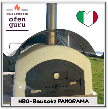 Holzbackofen 60 x 90 Panorama - Bausatz