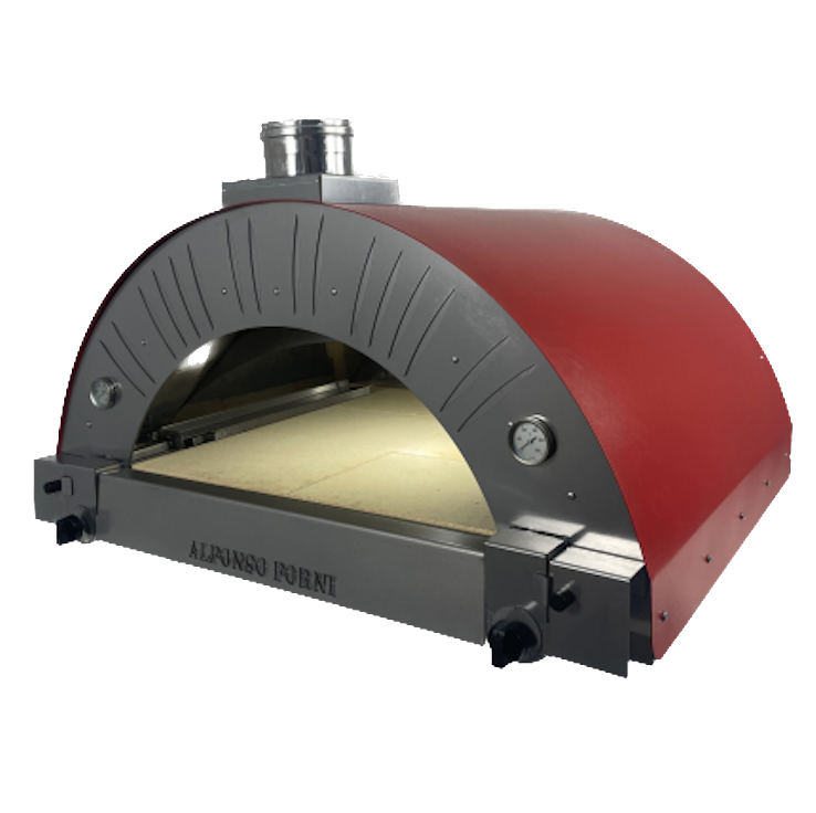 Pizzaofen Alfonso Forni 4 Pizze PRO-HYBRID