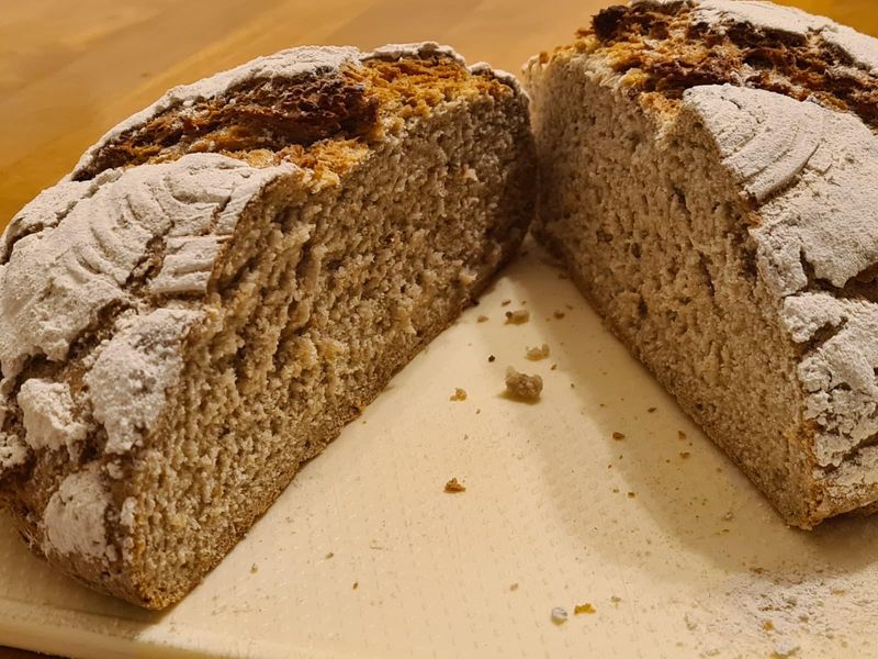 Bäckerhandbrot ohne Teigmaschine