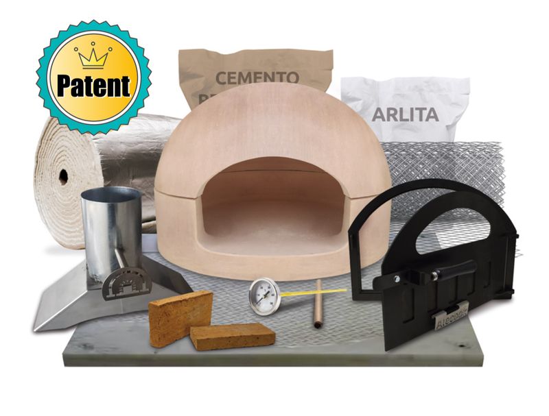 Holzbackofen Alecook - BUNKER Full-Set