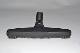 12 " Deluxe Floor Brush, Horse Hair, No Wheels, BLACK