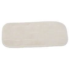 10" Velcro WHITE Wet Pad, Flat Mop