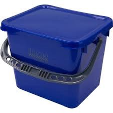 3.5 Gallon Bucket w/Lid, BLUE