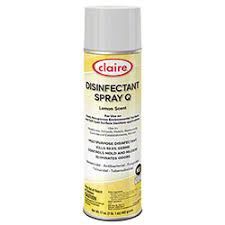 CLAIRE Disinfectant Spray Q , LEMON SCENT 17oz