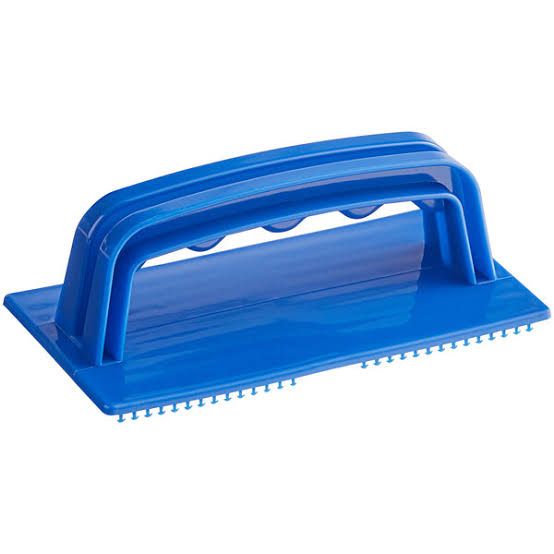 BLUE NYLON GRILL PAD HOLDER, 5 1/2" X 3"