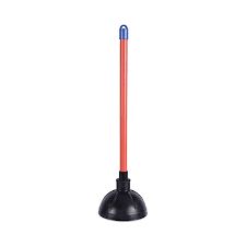 BoardwalkÂ® Toilet Plunger, 18" Plastic Handle, 5.63" dia, Red/Black
