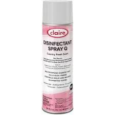 Claire Disinfectant Spray Q , Country Fresh Scent 17oz