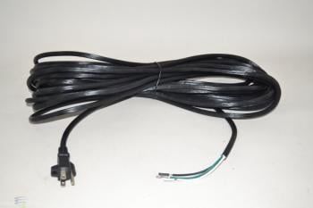 COMMERCIAL EUREKA Heavy Duty Vacuum Cord, 50ft, Black 18/3