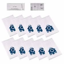 10 Pack 3D AirClean Vacuum Bags for Miele GN s227/S240/S400/S5/S2 (+4 filters)