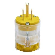 125V, 15 Amp, 12-18 AWG Light-Up Male Plug