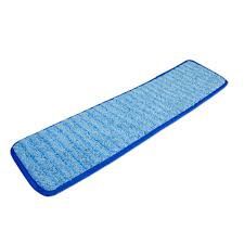 18" BLUE TEXTURED SCRUBBING PAD, Flat Mop
