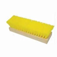 7" Yellow Poly Hand Scrub Brush