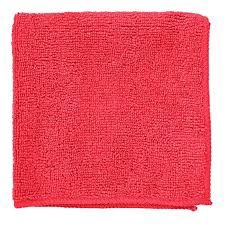 Basic Microfiber Cloth RED 12X12 Pk of 12