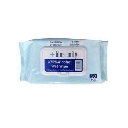 BLUE UNITY WIPES,40 pk