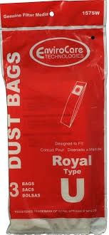 ENVIROCARE Royal/Dirt Devil Bags, Type U (3pk)