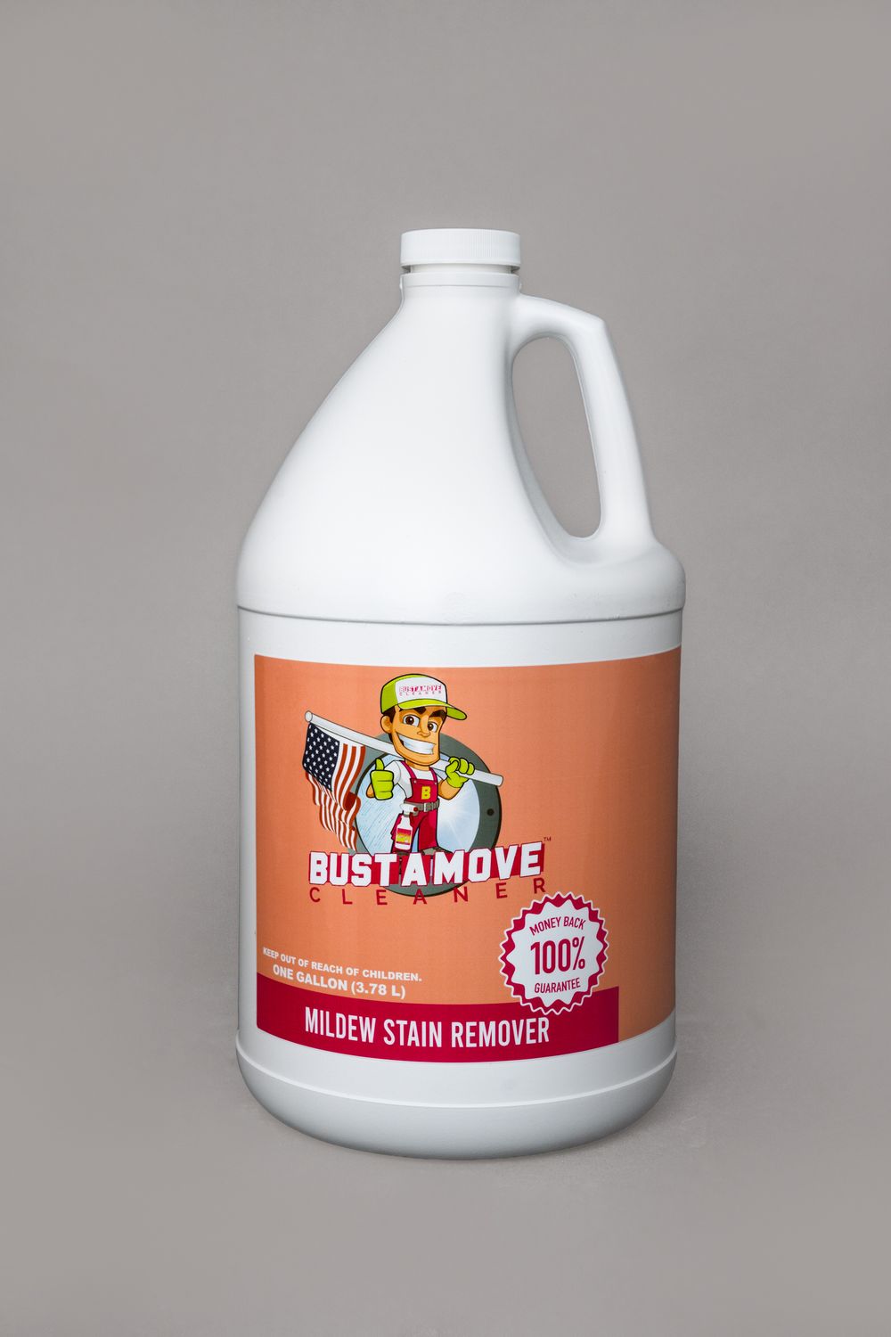 BUST A MOVE  MILDEW STAIN REMOVER GALLON