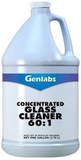 GENLABS GLASS CLEANER 60-1 GAL