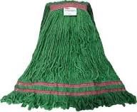 GREEN Premium Blend Antimicrobial Looped-End Wet Mop