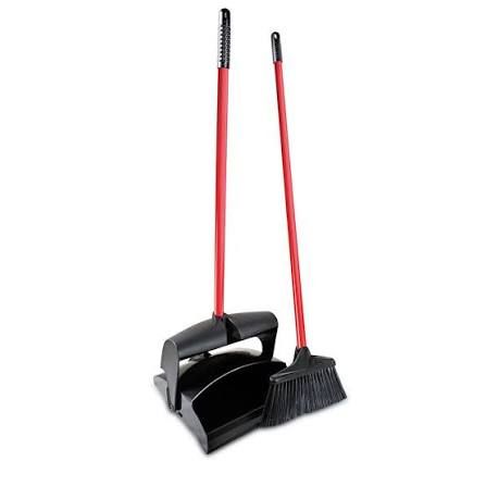 LIBMAN Closed Dustpan with Lobby Broom