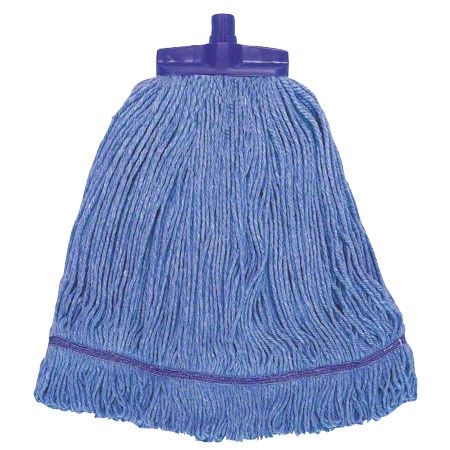 MEDIUM SYRTEX  Mop Head with Screw On Connector,  Blue