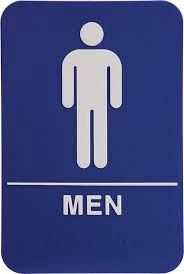 Men's Restroom Sign