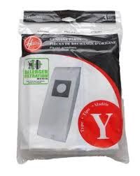 HOOVER GENUINE Type Y Upright Vacuum Bag (3pk)