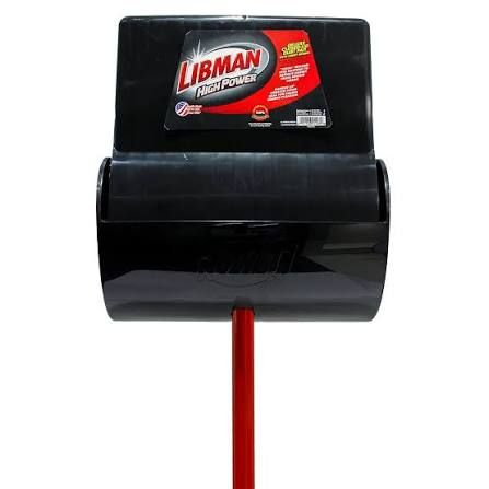 LIBMAN Deluxe Lobby Dustpan &amp; Broom Set (Closed Lid)