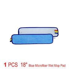 Microfiber 18 " Flat Mop Pad, BLUE (SYR)