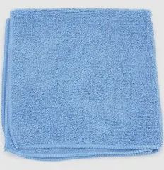 MICROWORKS Blue Microfiber Towel 16x16 (12ct)