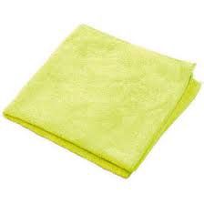 MICROWORKS Yellow 16 x 16 Microfiber, Individual Cloth