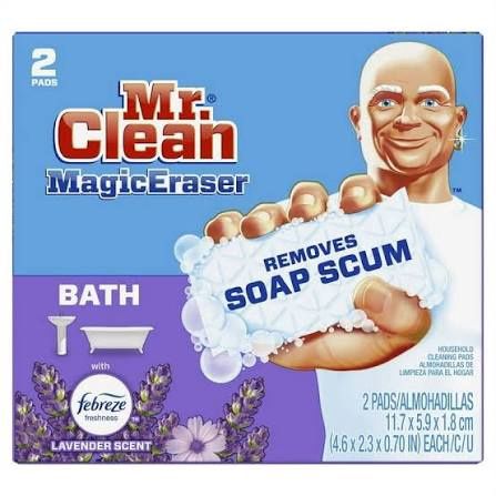 Mr. Clean Magic Eraser Bath, Lavender 2pk