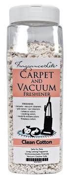 FRAGRANCE LITE Carpet &amp; Vacuum Freshener, Clean Cotton