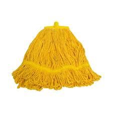 LADY SYRTEX Mop Head with Screw on Connector, YELLOW