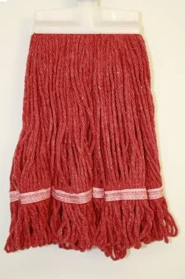 LARGE SYRTEX Mop Head with Screw On Connector, RED
