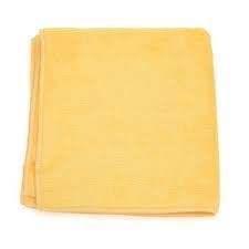 MICROWORKS Premium Gold Microfiber 16 x 16, Individual Cloth