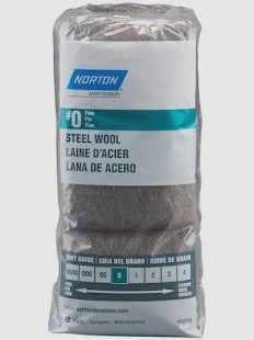 NORTON STEEL WOOL #0 FINE, 6 pk