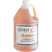 NOBLE Amber Antibacterial Liquid Hand Soap