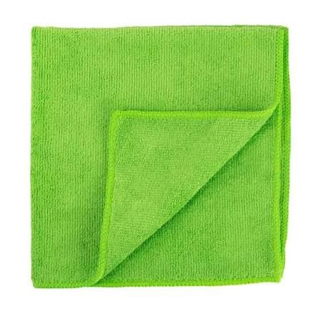 Premium Microfiber Cloth GREEN 16X16 EA