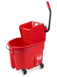 RUBBERMAID WAVEBREAK Bucket 35QT RED