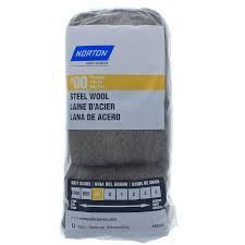 NORTON Steel Wool #00 Very Fine, 6 pk