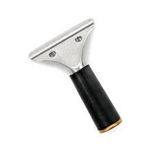 SORBO Aluminum Fixed Handle W/Rubber Grip, BLACK